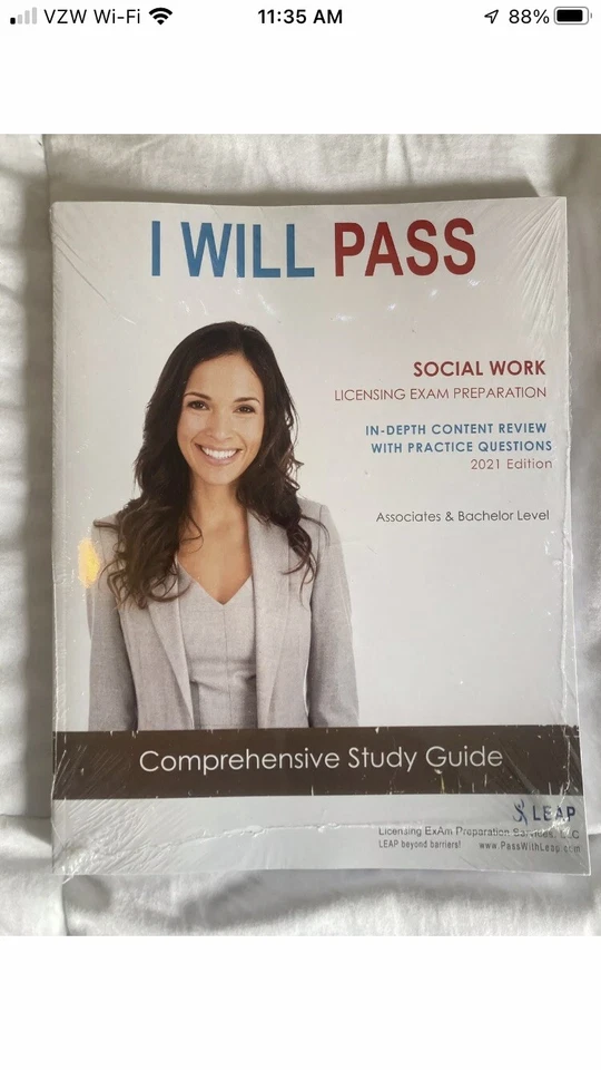 Bachelors Social Work Exam Study Guide LEAP 2021 | eBay