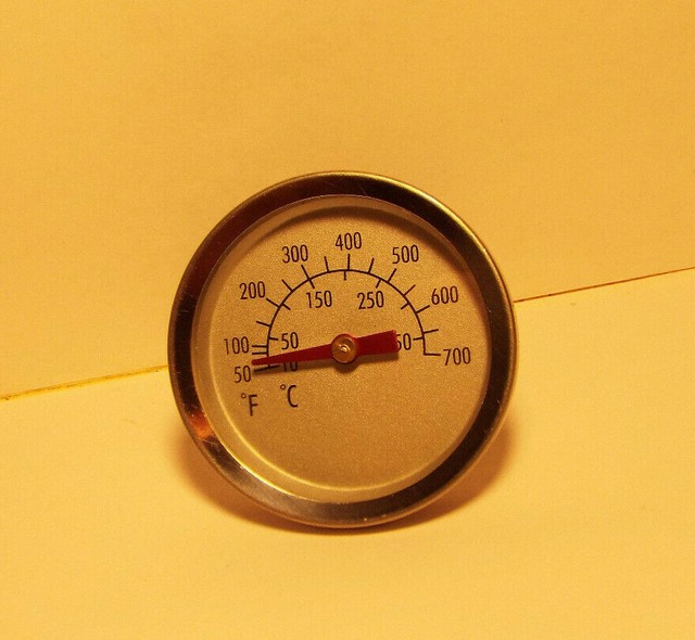 CharBroil Grill Temperature Gauge Replacement Thermometer Fits 3/8" 50