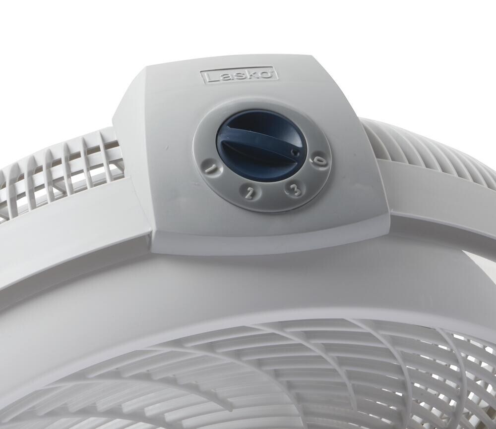 20" Floor Fan Cyclone Air Circulator Swirling Grill Rotary Knob Ventilation