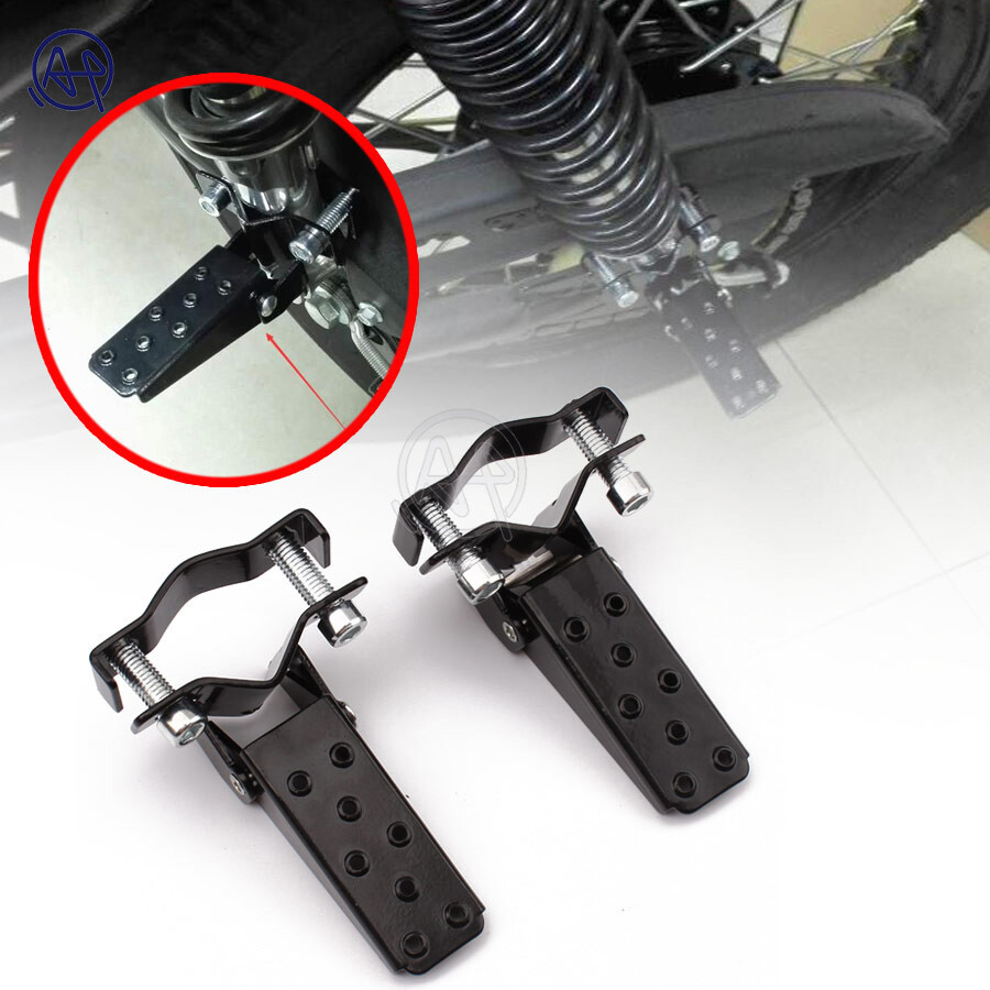Motorcycle Passenger Foot Peg Rear Pedal Footrest 25-28mm Motorcycle Passenger Foot Peg Rear Pedal Footrest 25-28mm