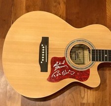 * MICHAEL BREWER & TOM SHIPLEY * signed acoustic guitar * ONE TOKE OVER * 3