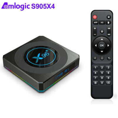 X96-X4 Amlogic S905X4 Dual WiFi Ethernet 1000M Android 11.0 4GB/64GB 8K TV Box