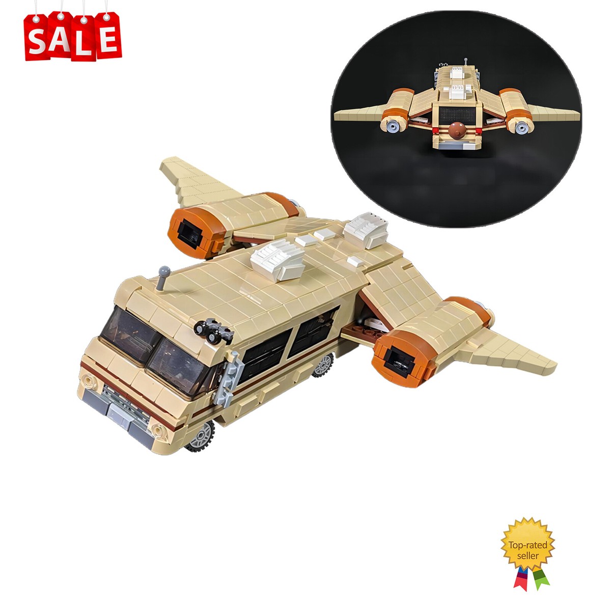 MOC: 1986 Winnebago Chieftain 33 Eagle 5 Motorhome with Wings 1235