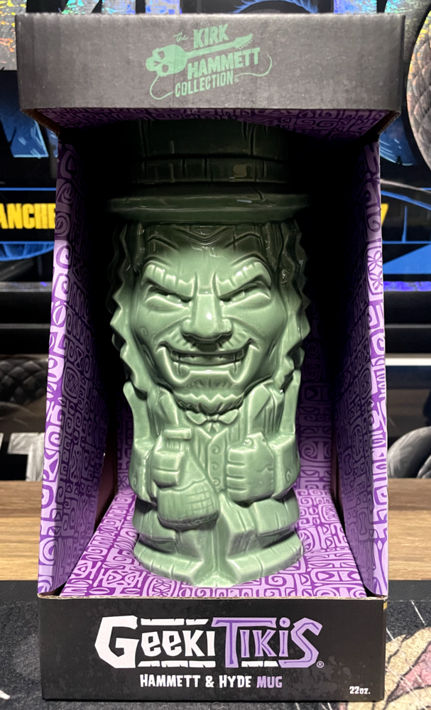 Metallica Kirk Hammett Geeki Tiki Ceramic Mug Rare Promo Foil