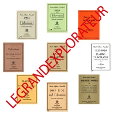 Ultimate Radio Television Diagrams and Servicing Information manuals  150 on DVD