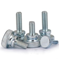 1/20pcs M3-M10 Knurl Hand Tighten Thumb Screw Bolt Curtain Wall Glass Thumbscrew