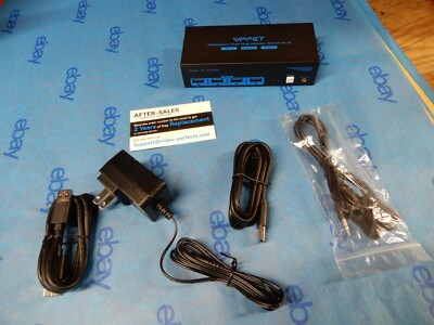 VPFET VP-SW233 4K HDMI 2X2 Monitor Switch Dual Monitor and Ports NOS