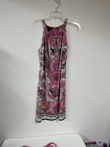 INC Dress Sleeveless Pullover Summer Women’s Size Petite Medium Bling