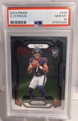 2023 Panini Prizm CJ Stroud #339 PSA 10 Rookie