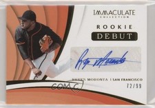 2018 Panini Immaculate Rookie Debut Signatures 72/99 Reyes Moronta Auto 5w7