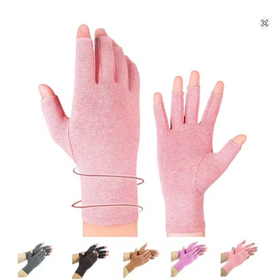Arthritis Compression Gloves Fingerless Hand Support Carpal Tunnel Pain Relief