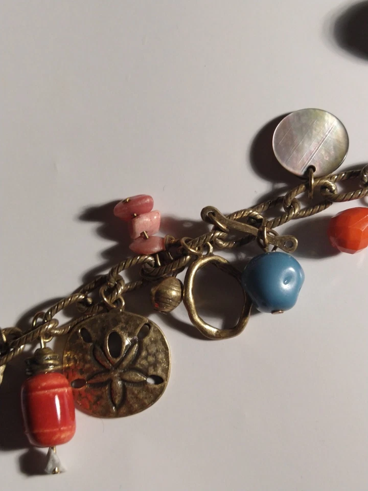 COLDWATER CREEK collar con encanto de vida marina - 20" material mixto playa colgante Foto 2 de 4