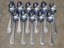 New Star Foodservice Inc S/S Beaded Stainless Steel Place Oval Spoons, China