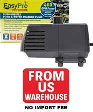 EasyPro EP400 Submersible Mag Drive Pump For Ponds, Waterfalls, Streams, and Wat