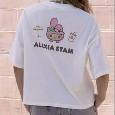 ALEXIA STAM ピンク Tシャツ