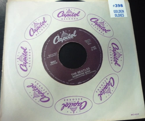 Beatles - Nowhere Man / What goes on 45 Capitol new  rare