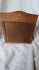 New In Box Rare Vintage Solid Wooden Salt Box and Napkin Holder Recipe Box — photo 6