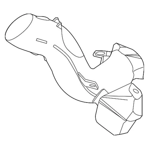 For Ram C/V 2012-2015 Ram 4861736AB Engine Air Intake Hose Foto 4 de 4