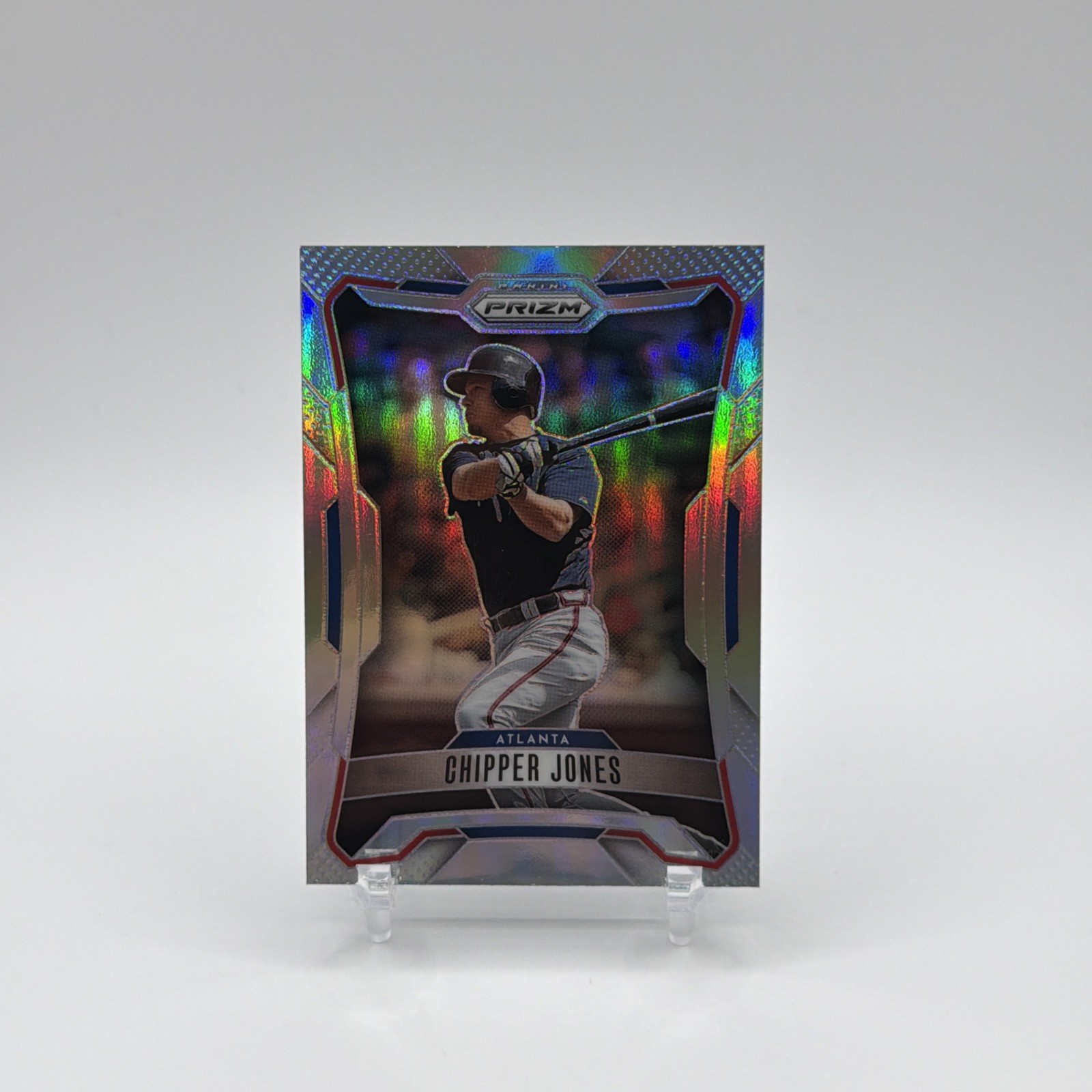 2026 Panini Prizm Baseball Silver Prizm Chipper Jones #256 Atlanta Braves