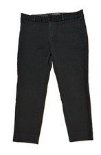Banana Republic Sloan Slim Ankle Pants Womens 8P Black NWT Office Professional