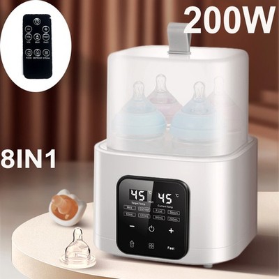 8 in1 Flaschenwärmer Babykostwärmer Babyflaschenwärmer Sterilisator Baby NEU