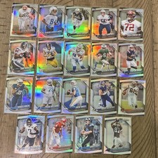 24-Card Panini Silver Prizm Lot 2025 NFL Newsome Crosby Lambert-Smith