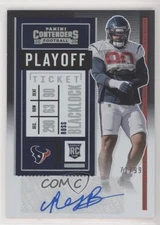 2020 Panini Contenders Playoff Ticket 71/99 Ross Blacklock Rookie Auto RC 7i2