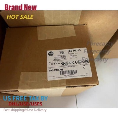 New AB 193-EC5AB Overload Relay E3 Plus w/ Voltage Monitoring US Free Tax