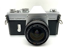 Porst Superflex 1000C Argento Buono Reflex 35mm Kit Obiettivo 35mm f/2.8 M42