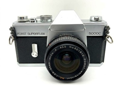 Porst Superflex 1000C + Porst 35mm f/2.8 Kit Set Analog SLR 35mm Kamera Objektiv