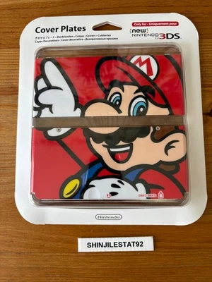 [3DS] Cover Plate N°001 - Super Mario Rouge pour Nintendo New 3DS - Photo 1/2