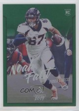 2019 Panini Chronicles Luminance Update Rookies Green 1/49 Noah Fant #218 rf2
