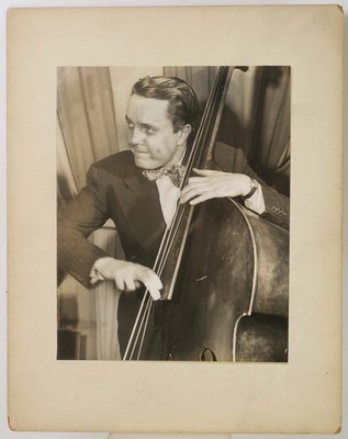 F97839~ 1940s Bob Haggart Swing Era Jazz Musician 8X10 Silver Print by Ed Clark