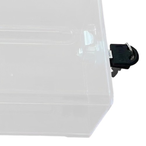 Boîte de don en acrylique, boîte de don transparente pour réception, magasin - Afbeelding 2 van 5
