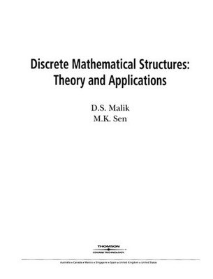 Discrete Mathematical Structures : Theory and Applications Paperb