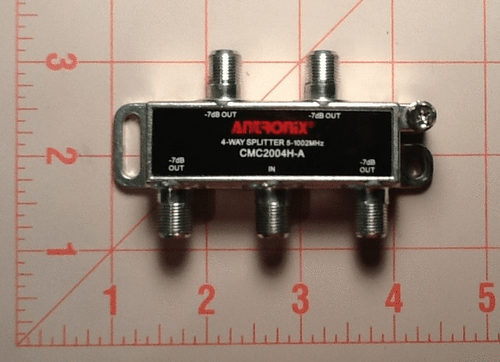 Network Device Antronix CMC2004H-A 4-WAY Splitter 5-1000MHZ Jack - Picture 2 of 2