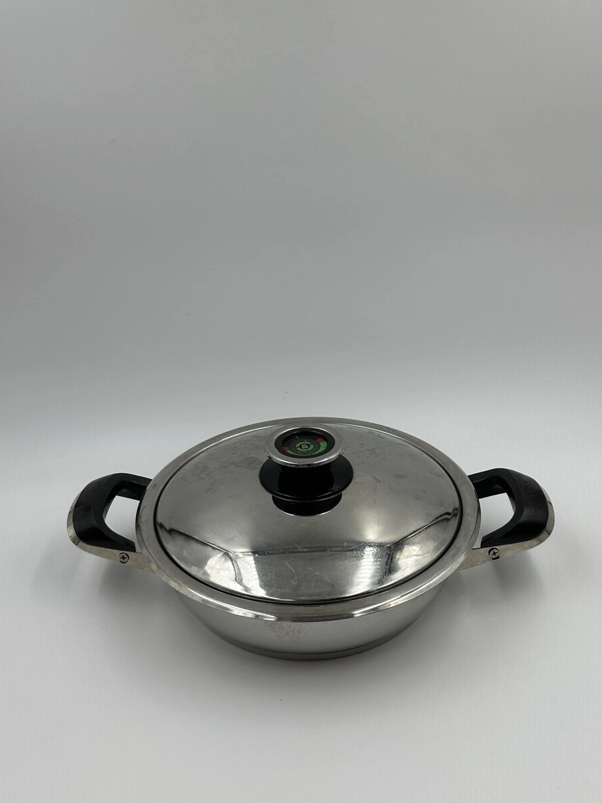 Professional 18-10 CR/NI Stainless Steel Pan 1.5 Quart With Lid Vintage
