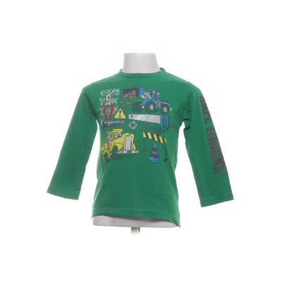 Hydroslide, Langarmshirt, Größe: 104, Grün/Gelb/Blau, Baumwolle, Print #uxK