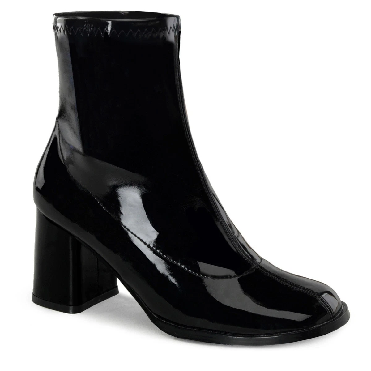 Funtasma Black Platform Ankle Boots Funtasma Exotica-2020 in Black – Pleaser Shoes main image 3