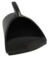 HandyPan Heavy Duty Dustpan - Large Dust Pan Made in the USA with Tight Black