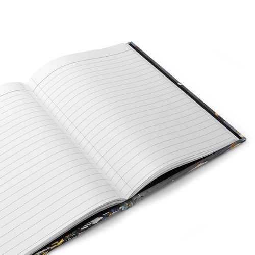 Violin Music Notes Hardcover Journal Matte - Gift for Music Lovers - Picture 4 of 5