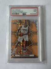 2021 Mosaic Kawhi Leonard Orange Fluorescent /25 PSA 9 POP 2 Only 1 Higher