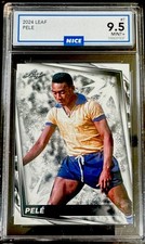 Leaf 2024 Soccer Blaster Pelé #7 NICE 9.5 FIFA World Cup Trading Card
