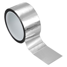 Metalized Polyester Film Tape 2 in x 55 Yards Glossy Silver