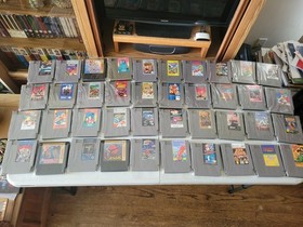 Bundle Lot Of 40 Nintendo Entertainment System NES Carts(Mario,Smash TV, ETC)