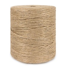 KINGLAKE Natural Jute Twine String - 656 Feet 3mm 3 mm x 200 m, Brown
