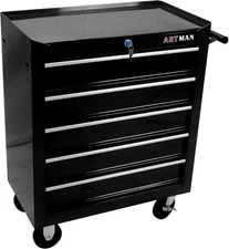 5-Drawer Tool Cart on Wheels Rolling Tool Chest Storage,Trolley Organizer Garage