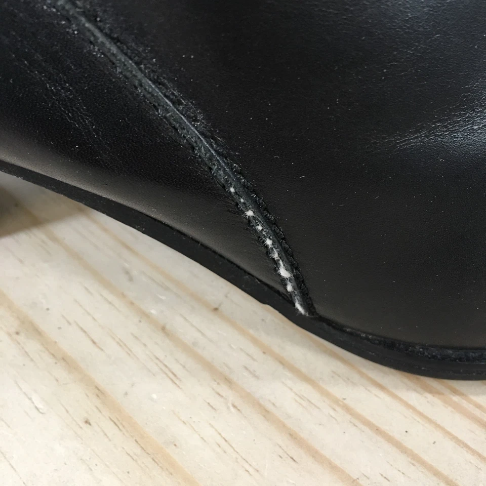 Botas de montar Paul Green Munchen para mujer US8 UK5.5 tacón bloque cremallera lateral negras Foto 4 de 4