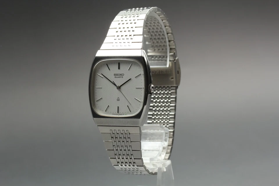 复古 1981 年 [Exc+5] 精工海鸥 6030-5220 石英白色表盘男士腕表日本 — 第 3/4 张图片