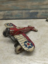 Marx Toys US Army Fighter 712 Tin Airplane